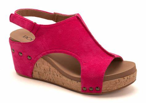 Carley Wedge • Fuchsia