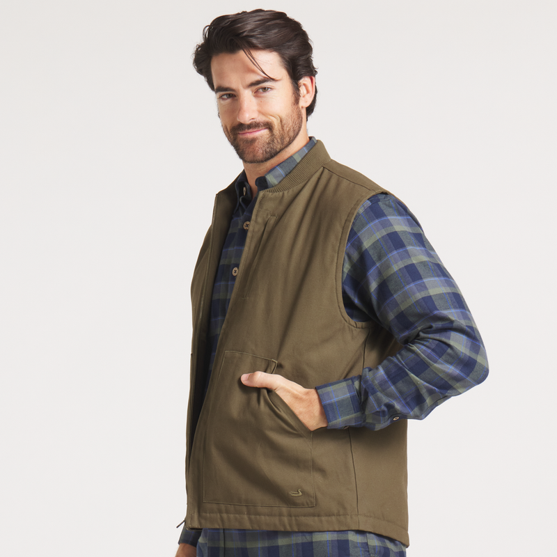 Meadow Bend Rugged Vest • Dark Olive