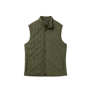 Madison Quilted Vest • Moss Green