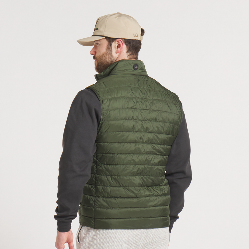 Mallard Quilted Performance Vest • Dark Olive