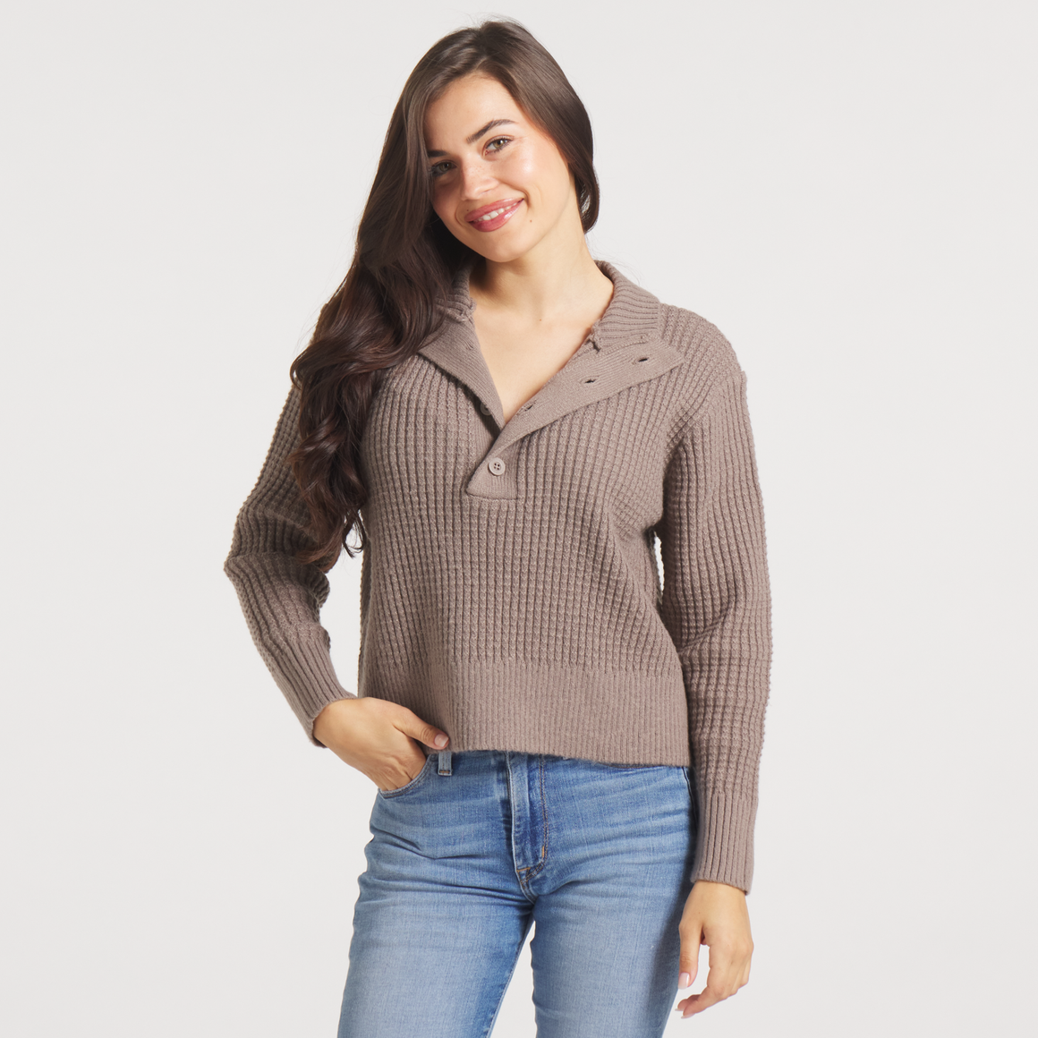 Massy Chunky Sweater • Burnt Taupe