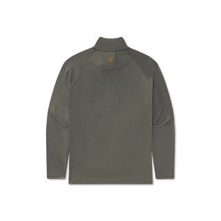 Southampton Performance Quarterzip Stripes • Lunar Navy & Dark Olive