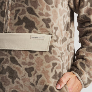 Wadsworth Fleece Pullover • Retro Camo Khaki