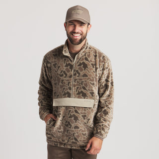 Wadsworth Fleece Pullover • Retro Camo Khaki