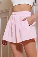 May Texture Shorts • Baby Pink