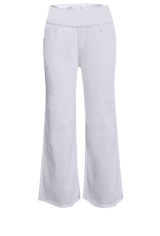 Wide Leg Capri • White