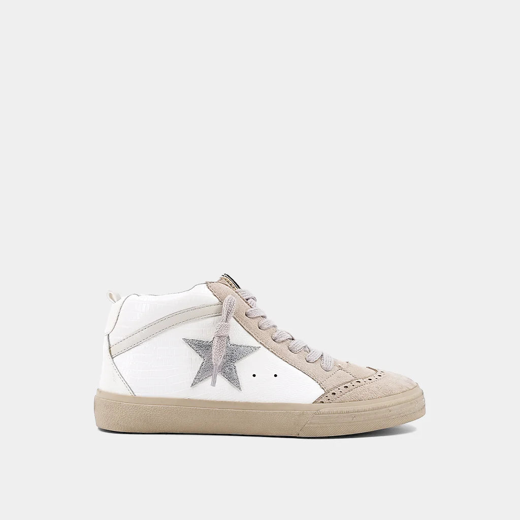 Paulina Sneaker • White Lizard