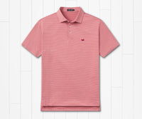 Biloxi Heather Performance Polo • Crimson