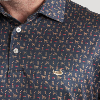 Mans Best Friend Polo - Golden Doodle | Navy