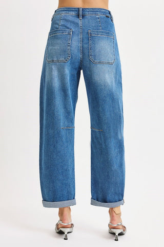 Piper Slouchy Barrel Jeans • Medium