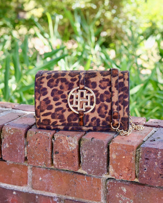 Cecilia Circle Logo Handbag • Spotted Saddle
