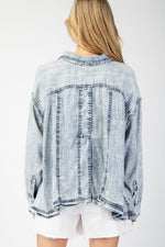 Start It Up Denim Jacket Top • Denim