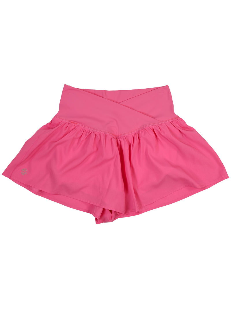 Simply Cross Shorts • Pink