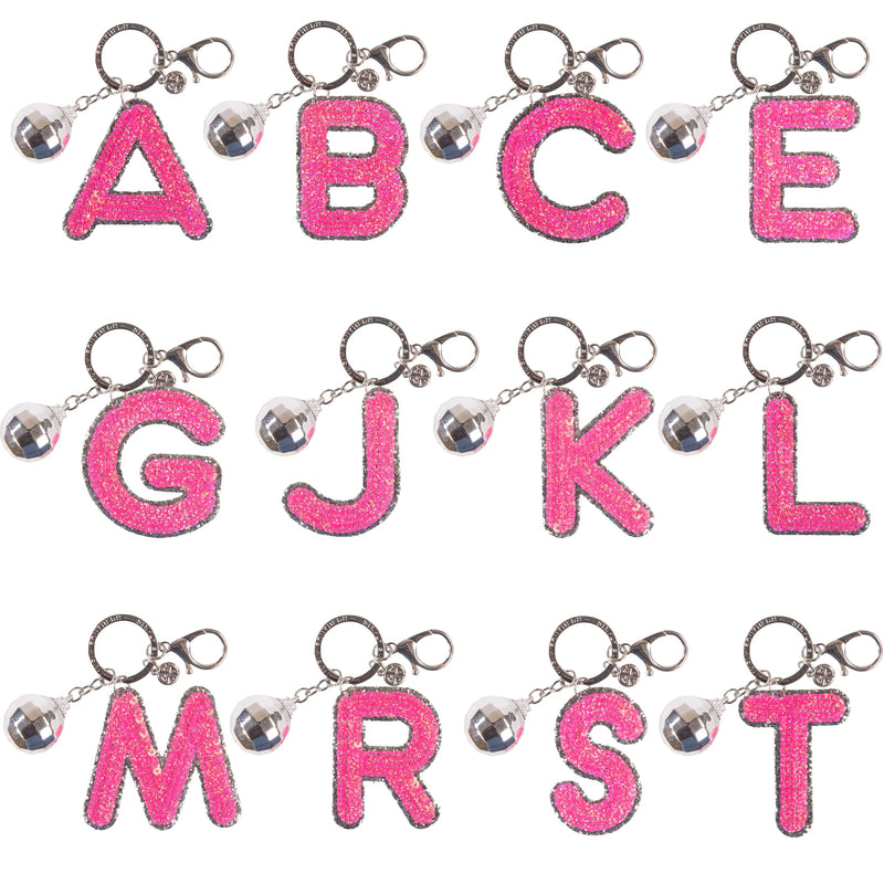 Simply Disco Keychain • Initials