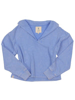 Simply High Neck Pullover • Blue