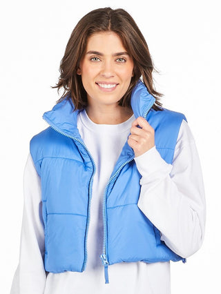 Simply Southern Blue Puffer Vest
