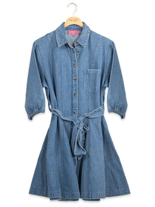 Western Button-Up Dress • Denim
