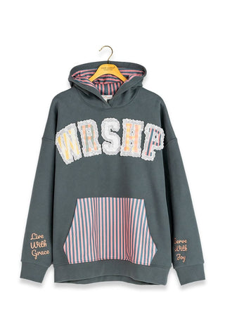 Youth Charm Appliqué Hoodie • Worship
