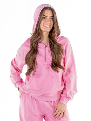 Mineral Wash Hoodie • Pink