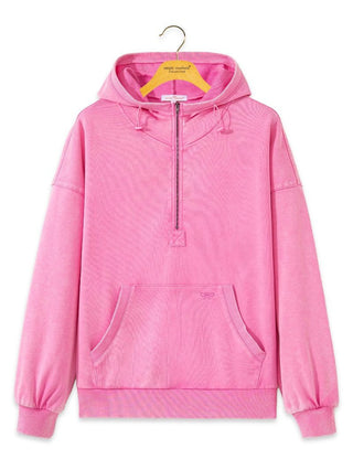 Mineral Wash Hoodie • Pink
