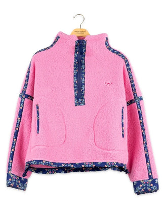 Eileen Fleece Pullover • Blush Pink