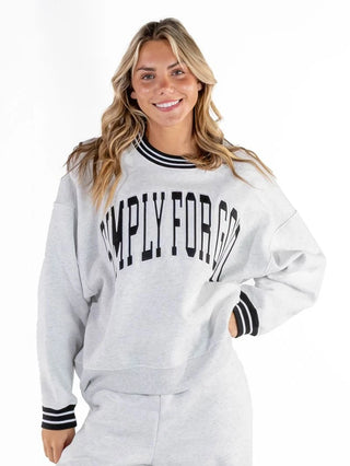 Simply For Good Pullover • Grey & Black