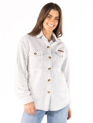 Simply Soft Shacket • Frost Gray