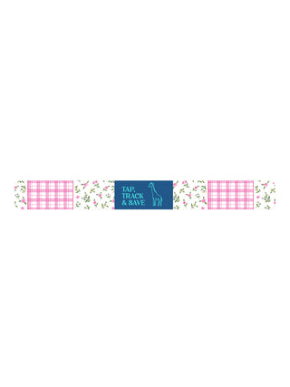 Tap To Track Giraffe Bracelet • Pink Floral