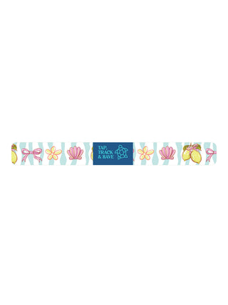 Tap To Track Turtle Bracelet • Striped Lemon