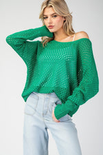 Vana Knit Top • Kelly Green