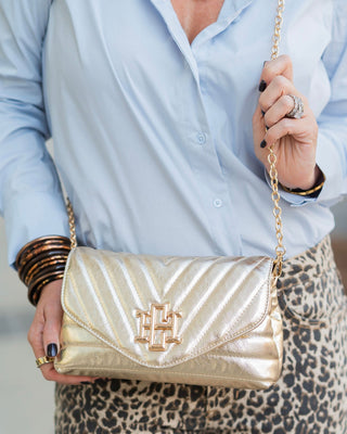 Brandy Crossbody • Glimmer Gold