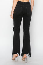 Dana High Rise Crop Jean • Black