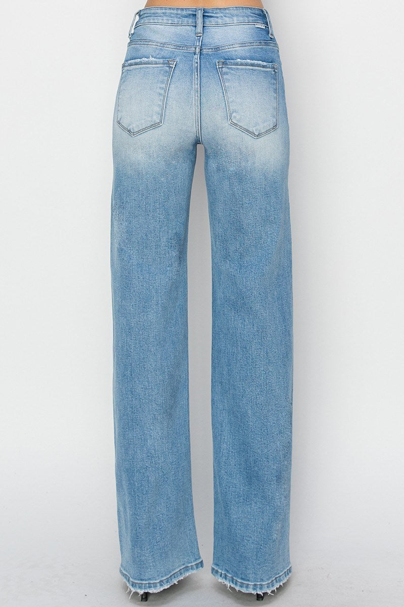 Lela High Rise Straight Jean