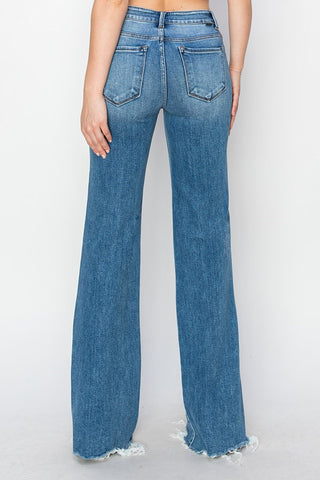 Rosa Mid-Rise Wide Jeans • Medium Wash