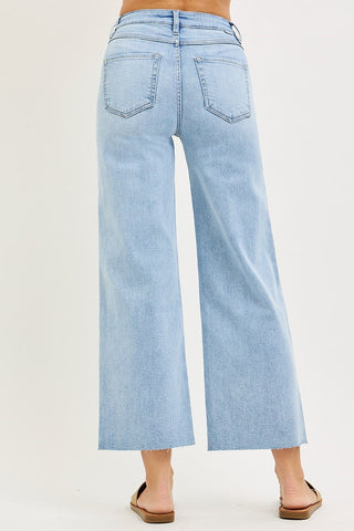 Ryker High Rise Crop Wide Leg Jeans • Light Wash