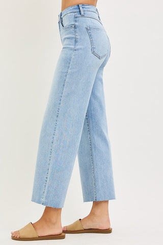 Ryker High Rise Crop Wide Leg Jeans • Light Wash