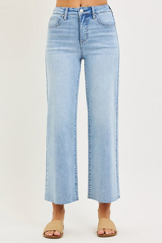 Ryker High Rise Crop Wide Leg Jeans • Light Wash