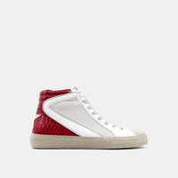 Rooney High Top Sneakers • Red Snake