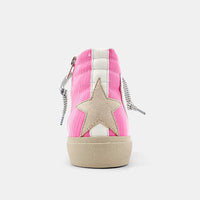 Rooney High Top Sneakers • Pink Lizard