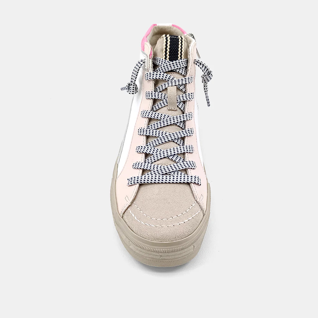 Rooney High Top Sneakers • Pink Lizard