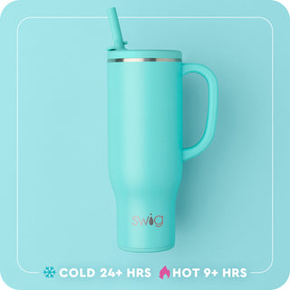 SwigLife™ 30 oz Mega Mug • Hydrangeas