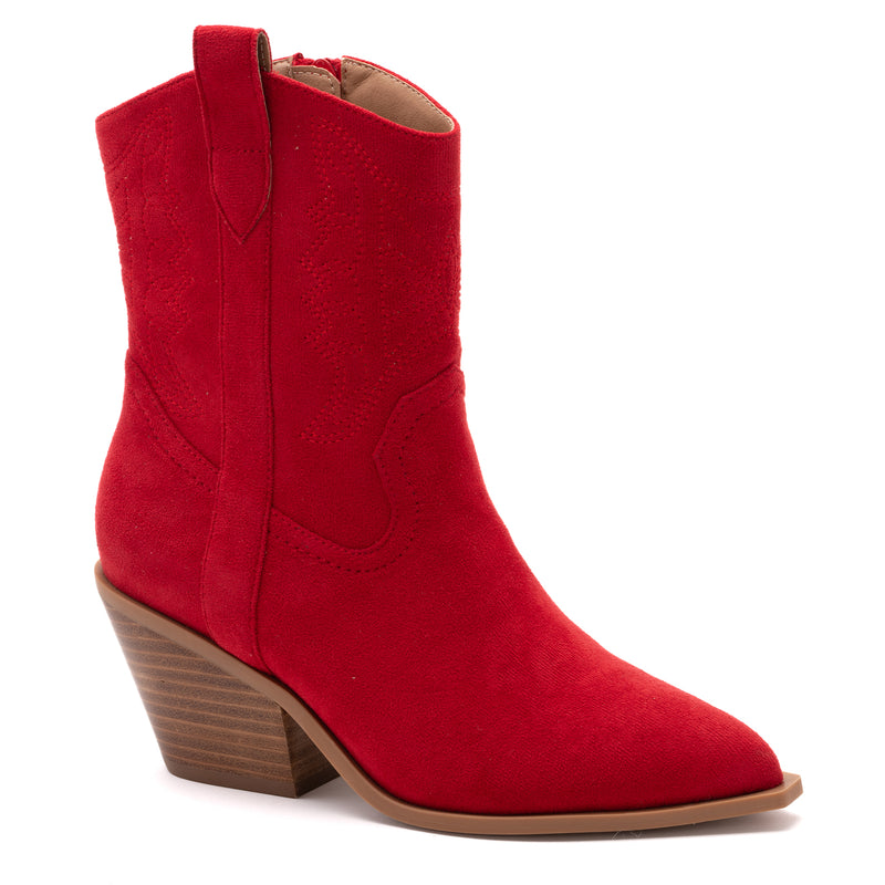 Rowdy Boots • Red Suede