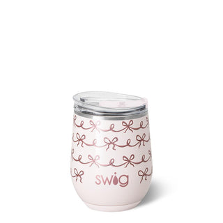 Swig Life™ Stemless Wine 12oz • Pretty in Pink