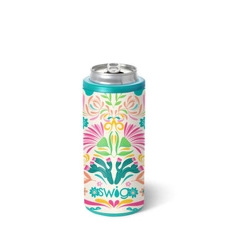SwigLife™ 12oz Skinny Can Cooler • Baja Bloom