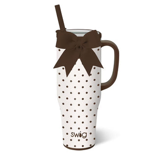 SwigLife™ 40oz Mega Mug • Mocha Dots