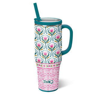 SwigLife™ 40oz Mega Mug • Lotus Bloom