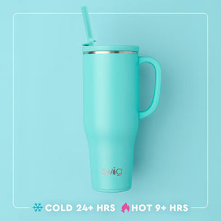 SwigLife™ 40oz Mega Mug • Mocha Dots