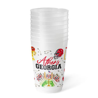 Frost Flex 20oz Cups • Tailgates In Athens • Set of 8