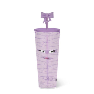Plastic Tumbler 24oz • Boo Crew Mummy