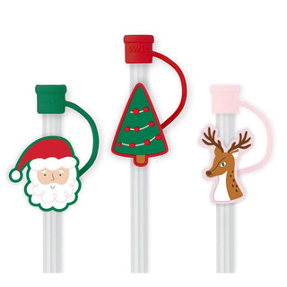 Swig Life™ Straw Toppers Set • Christmas Cameos